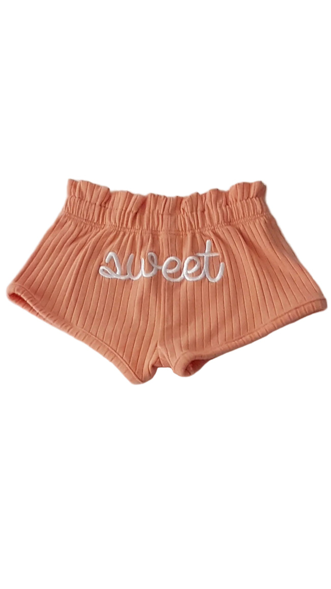 ÚJ BASIC   SWEET FELIRATOS KISLÁNY RÖVIDNADRÁG 56-62 Main Image