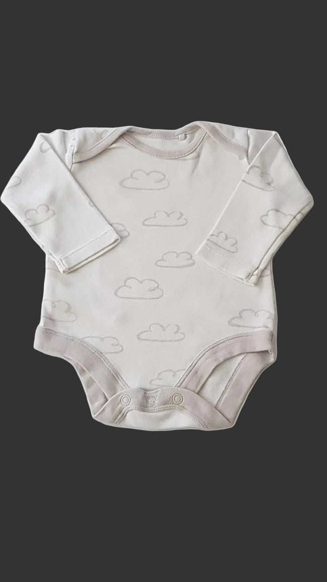 TU KIDS FELHŐ MINTÁS UNISEX BODY 56 Hover Image