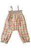 NEXT  HÍMZETT- KOCKÁS KISLÁNY JUMPSUIT 80