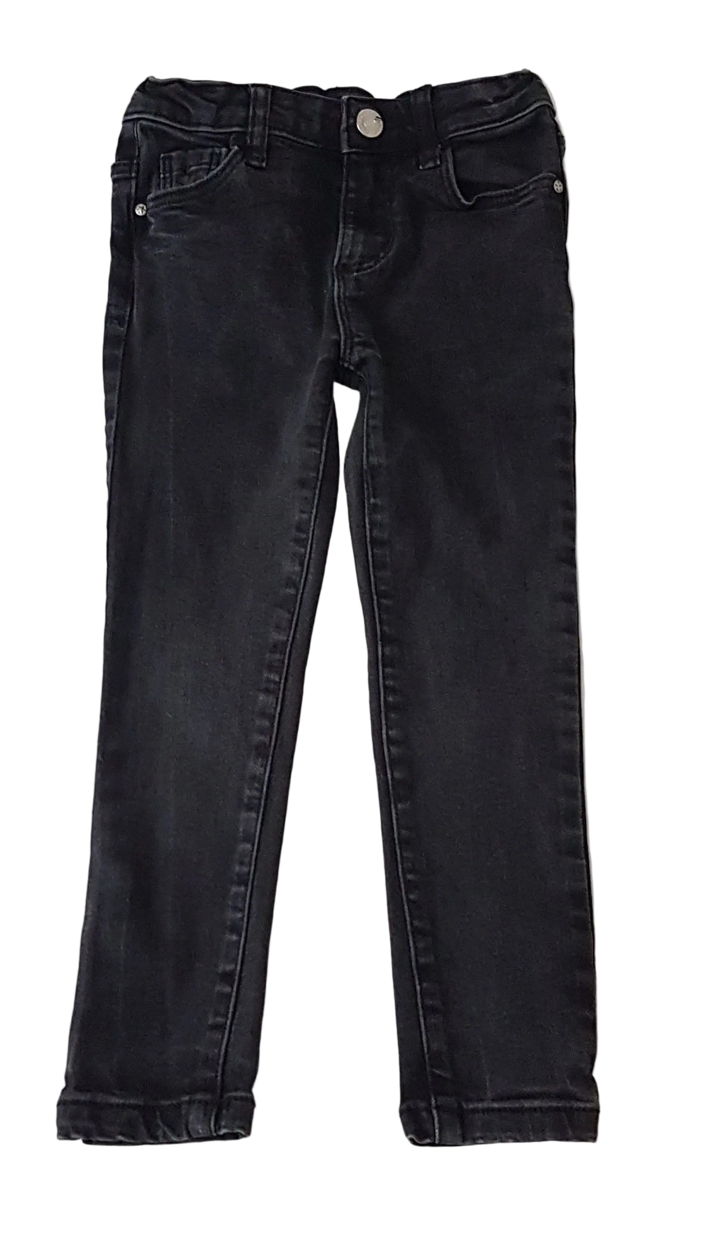 DENIM CO. SKINNY KISFIÚ FARMER ÁLLÍTHATÓ GUMIS DERÉKRÉSSZEL 116