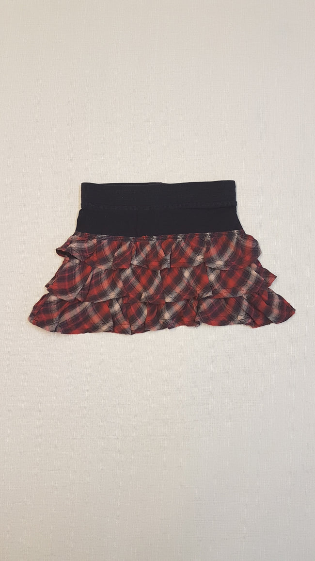 KIDDO GIRLS TRENDI,KOCKÁS,FODROS SZOKNYA 128 Hover Image