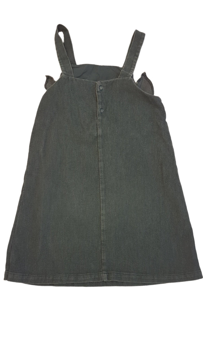 ZARA GIRL SÖTÉT ZÖLD BÁRSONY KISLÁNY KANTÁROS RUHA Main Image