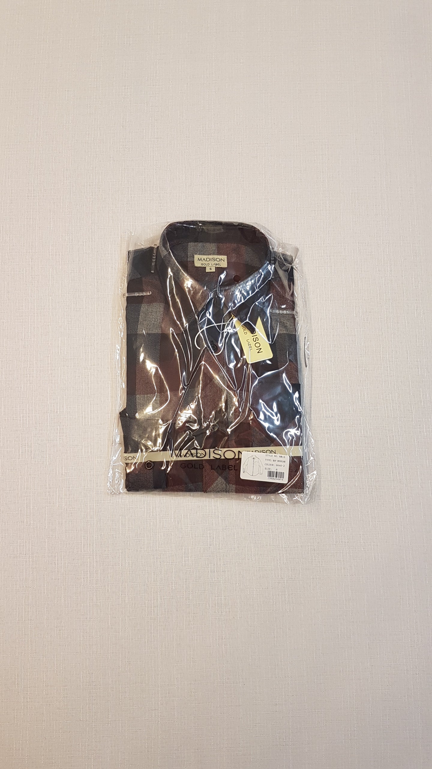 CIMKÉS MADISON DIVATOS HOSSZÚ UJJÚ KOCKÁS ING