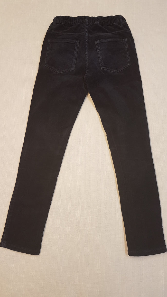 NEXT SÖTÉTKÉK SZÍNŰ BÁRSONY NADRÁG Main Image