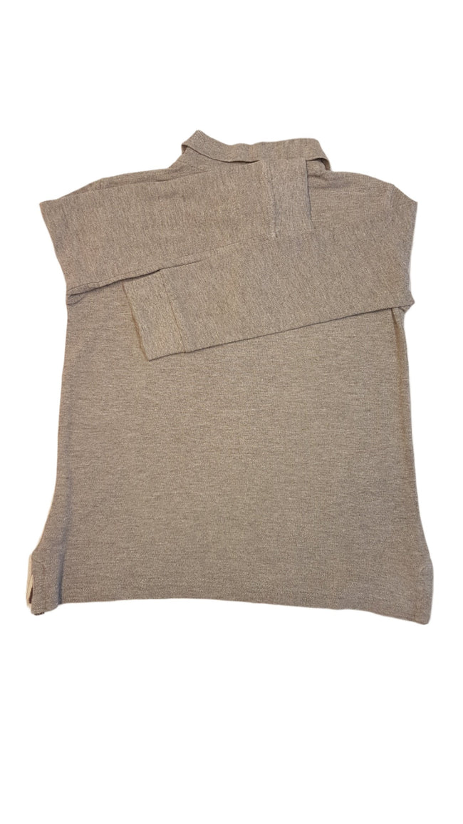 ZARA KIDS SZÜRKE SZÍNŰ, GALLÉROS , HOSSZÚ UJJÚ PÓLÓ Main Image