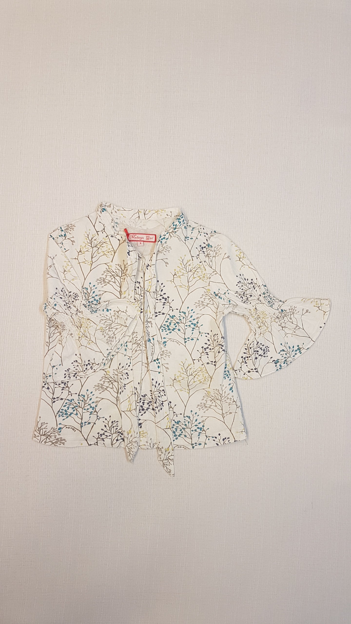 MELANGE GIRL LENVÁSZON BLÚZOCSKA