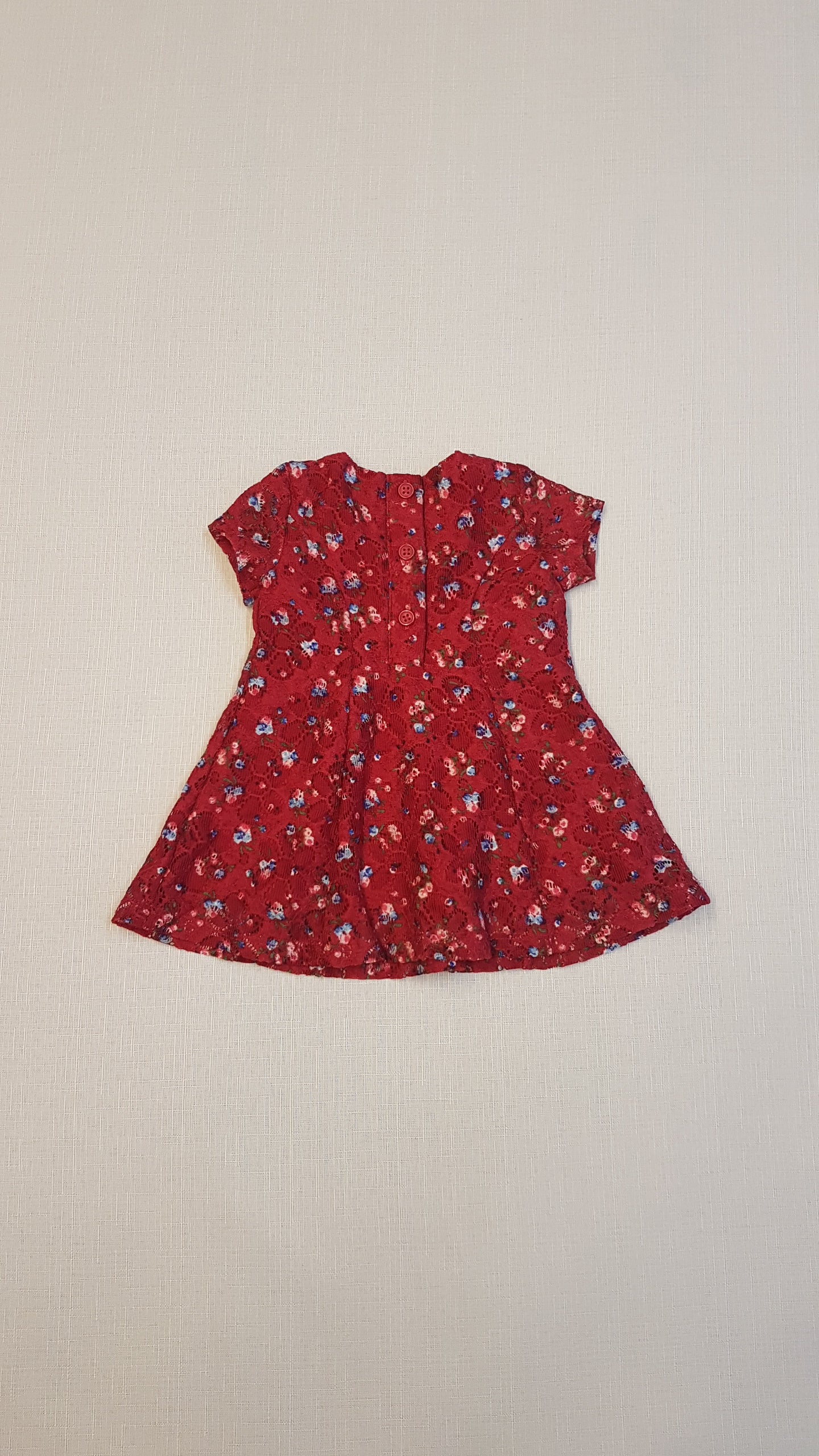 PRIMARK APRÓVIRÁGMINTÁS, CSIPKÉS BABY RUHÁCSKA