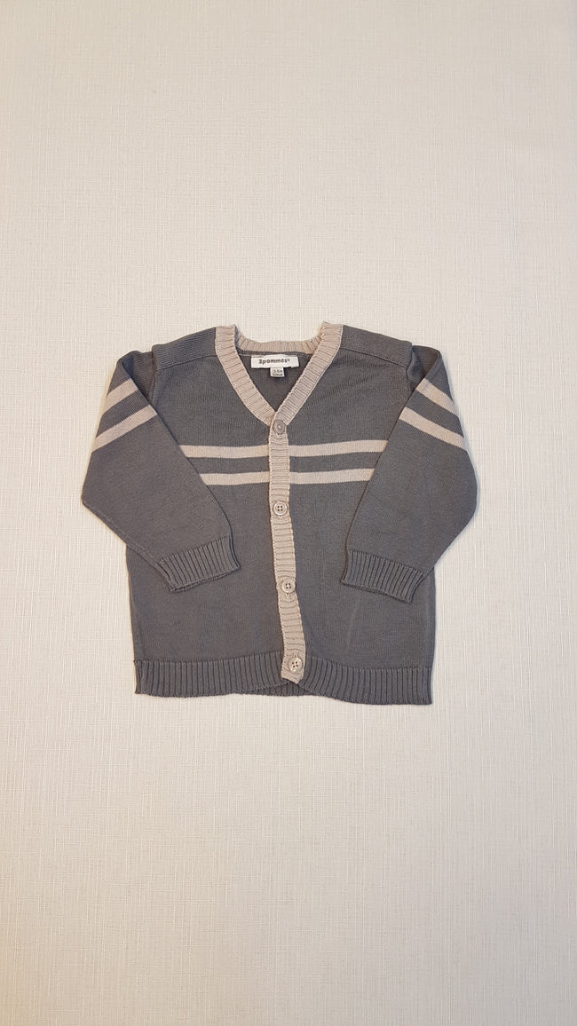 ELEGÁNS, CSÍKOS BABY KARDIGÁN Hover Image