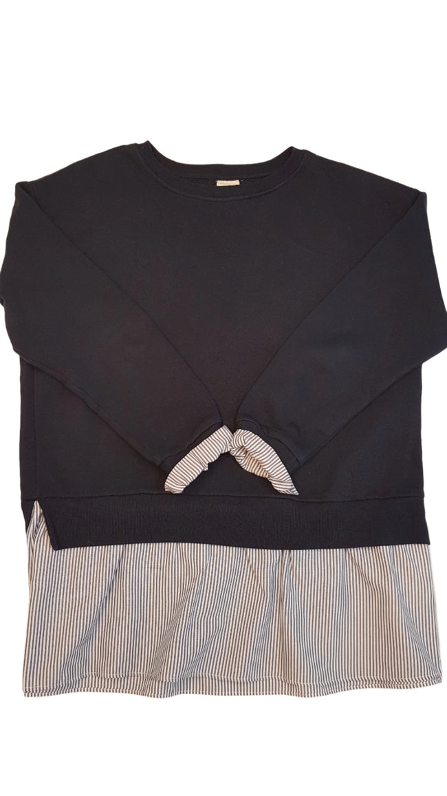 ZARA GIRL ELEGÁNS, DIVATOS , SÖTÉTKÉK SZÍNŰ FELSŐ Hover Image