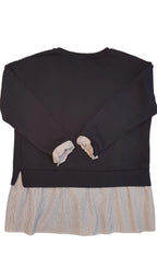 ZARA GIRL ELEGÁNS, DIVATOS , SÖTÉTKÉK SZÍNŰ FELSŐ