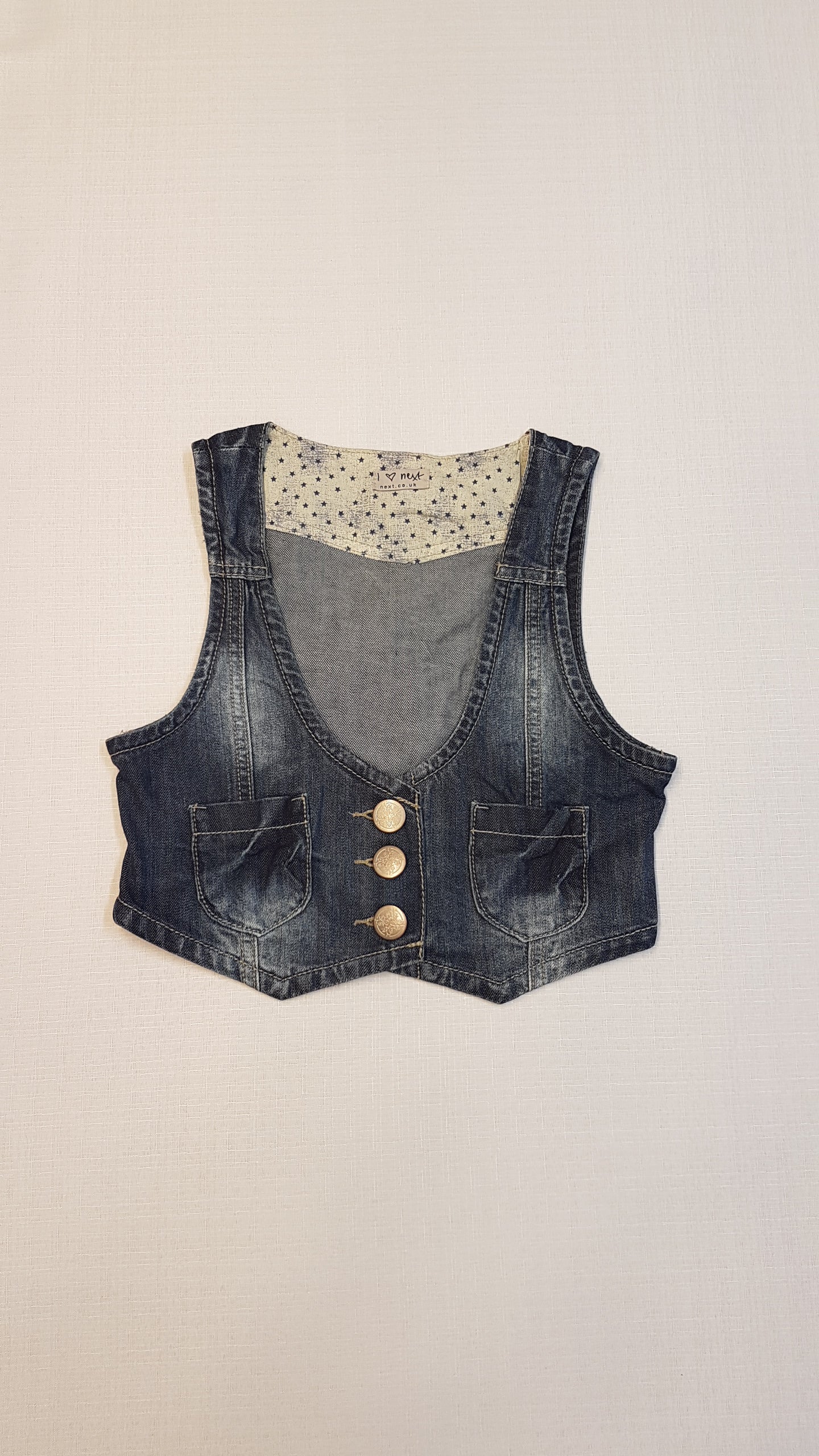 ÚJ NEXT DIVATOS , KOPTATOTT, ZSEBES , CÉRNAMINTÁS KISLÁNY FARMER MELLÉNY