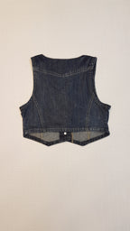 ÚJ NEXT DIVATOS , KOPTATOTT, ZSEBES , CÉRNAMINTÁS KISLÁNY FARMER MELLÉNY