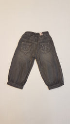 MEXX VAGÁNY SZÜRKE,KOPTATOTT FARMERNADRÁG , GUMIS DERÉKRÉSSZEL