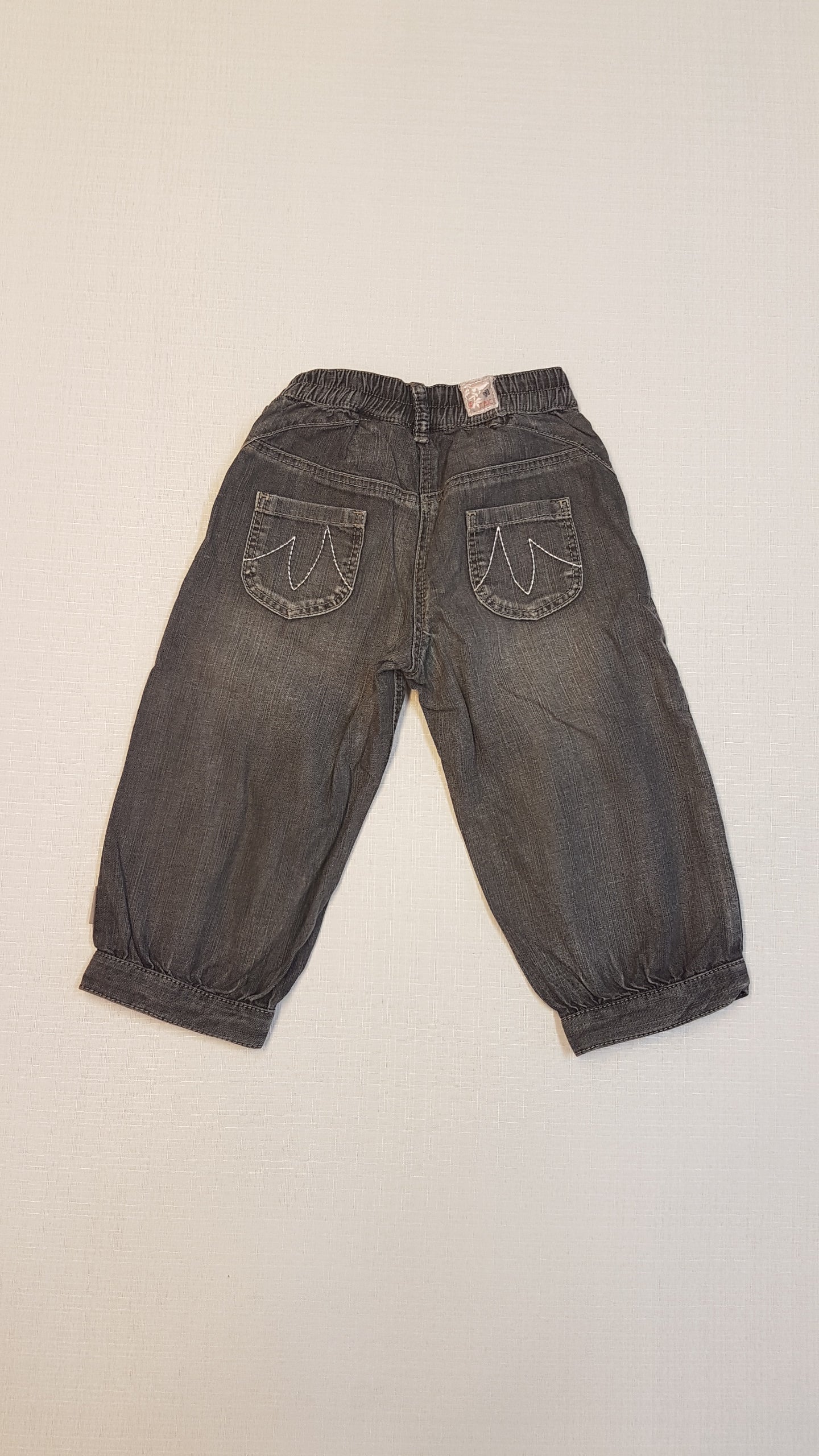 MEXX VAGÁNY SZÜRKE,KOPTATOTT FARMERNADRÁG , GUMIS DERÉKRÉSSZEL