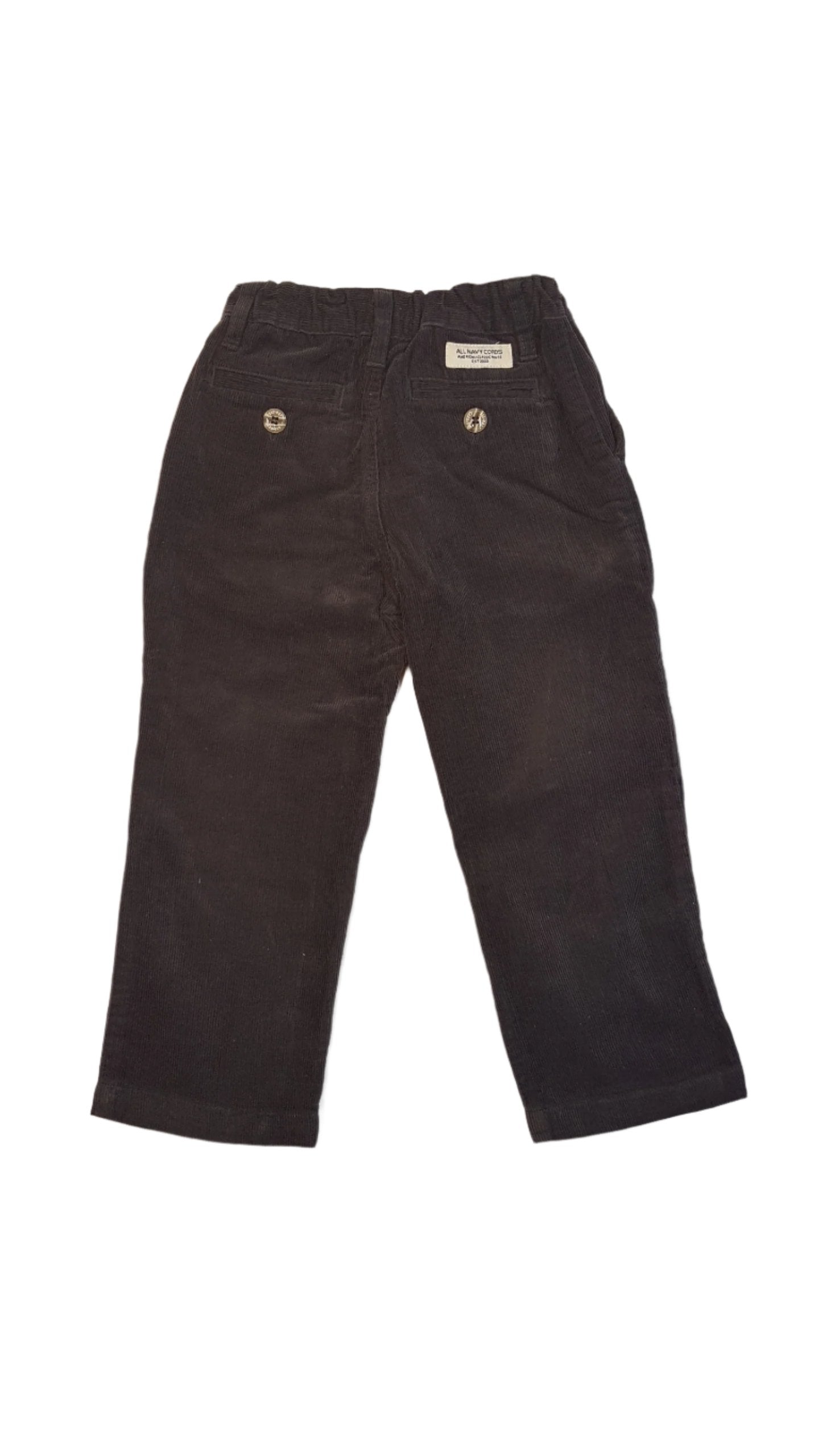 ALL NAVY SÖTÉTSZÜRKE, DIVATOS, KORDBÁRSONY NADRÁG, GUMIS, ÁLLÍTHATÓ DERÉKRÉSSZEL