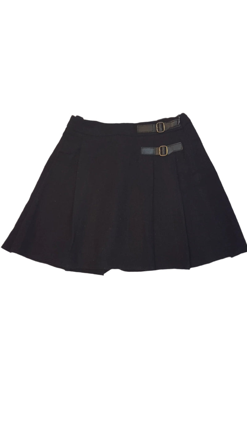 ZARA SÖTÉTKÉK SZÖVET, ALKALMI KISLÁNY SZOKNYA