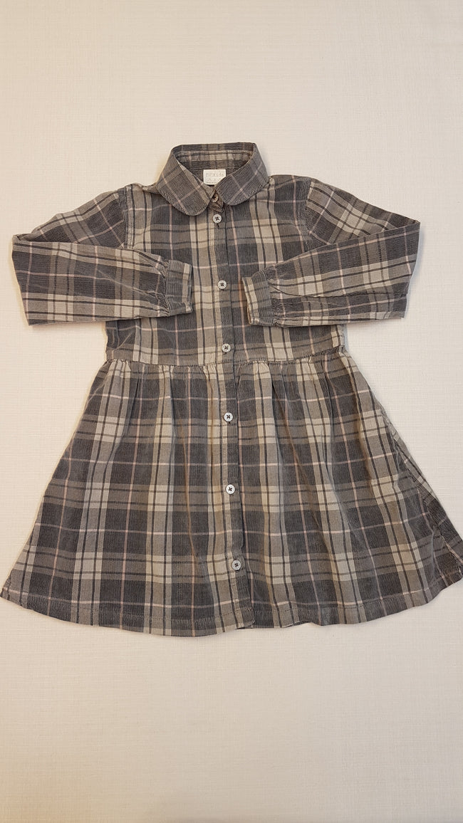 F&F KIDS KORDBÁRSONY, DIVATOS KISLÁNY RUHÁCSKA, EZÜST GOMBOKKAL DÍSZÍTVE Hover Image