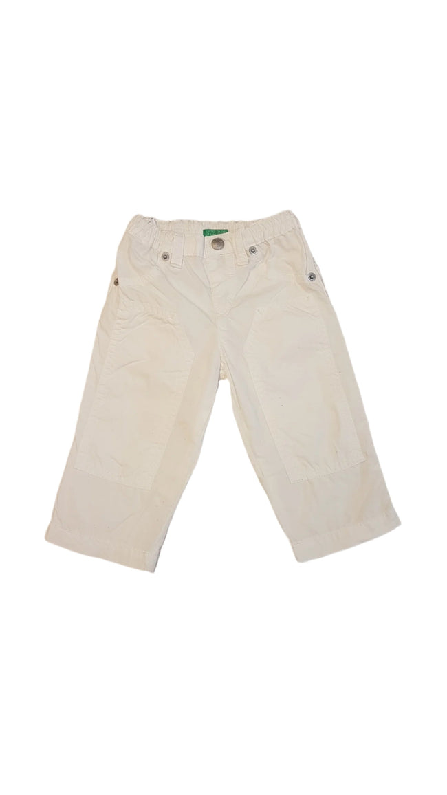 BENETTON KISFIÚ  FEHÉR SZÍNŰ,  NADRÁG Hover Image