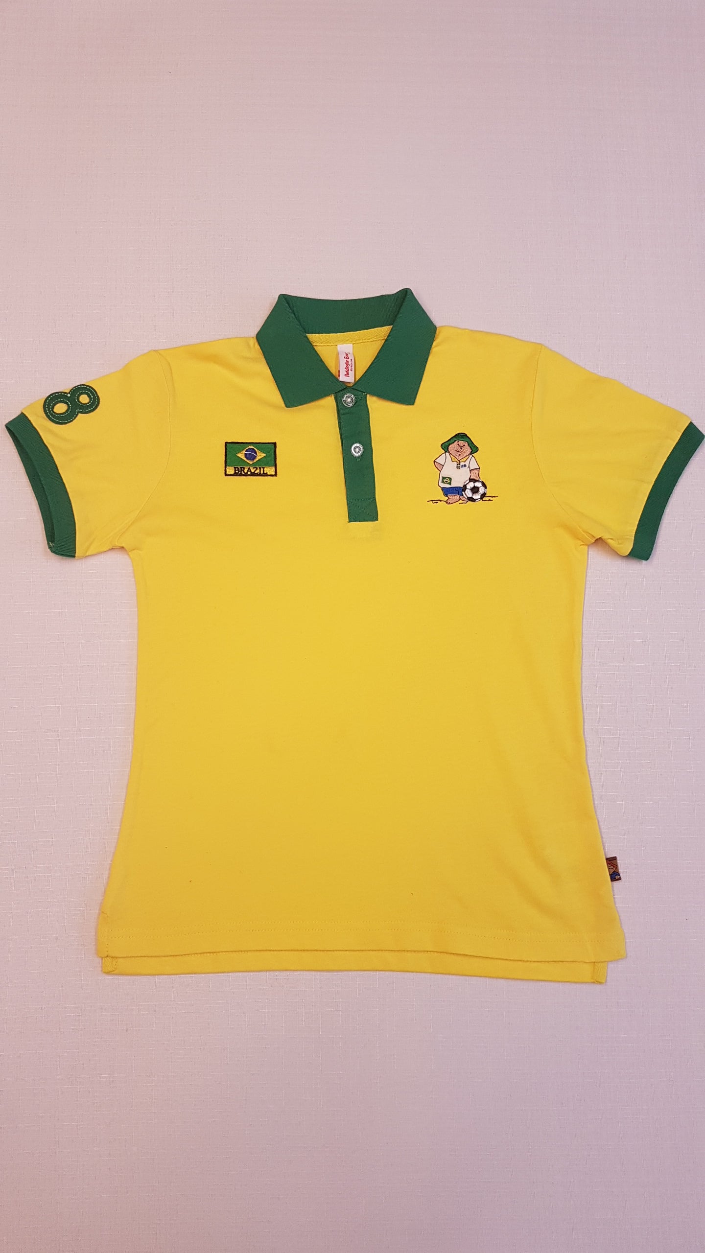 ÚJ BRAZIL HÍMZETT FOCIS PÓLÓ