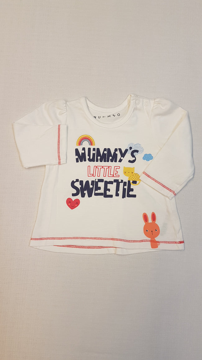 NUT MEG ARANYOS, FELIRATOS , SZÍNES , FIGURÁS KISLÁNY FELSŐ Hover Image