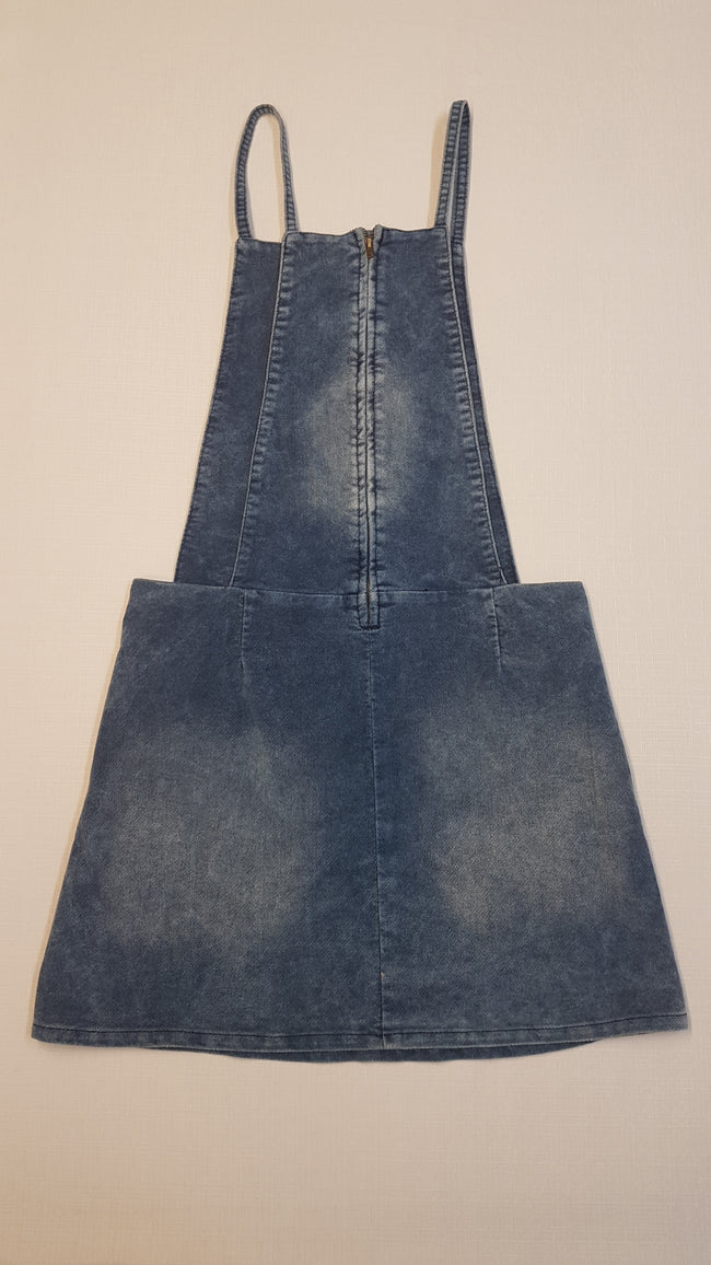 F&F KIDS KOPTATOTT FARMERHATÁSÚ KORDBÁRSONY, KANTÁROS RUHA, KÉTOLDALT NAGY ZSEBBEL Main Image