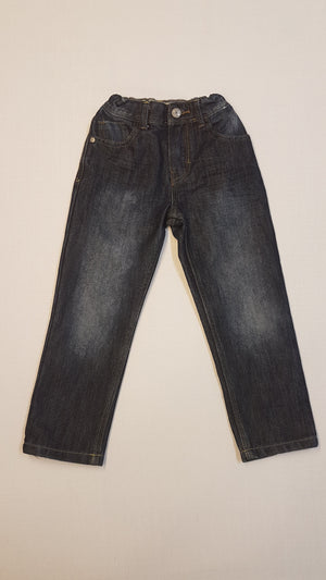 DENIM CO KOPTATOTT TRENDI, DIVATOS FARMER NADRÁG, ÁLLÍTHATÓ GUMIS DERÉKRÉSSZEL