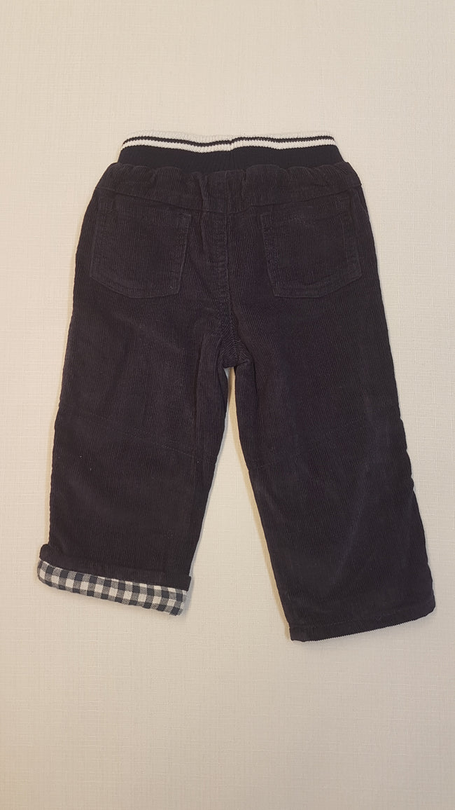 GEORGE SÖTÉTKÉK BÁRSONY NADRÁG PAMUT BÉLÉSSEL ÉS GUMIS DERÉK RÉSSZEL Main Image