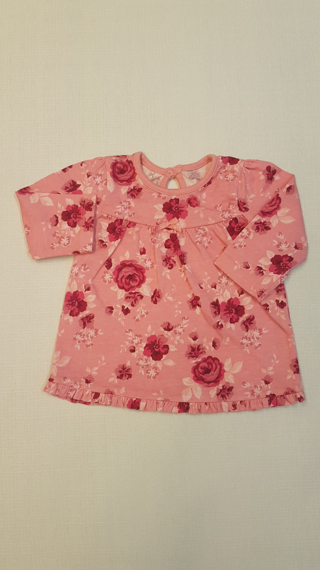 ÚJ DISNEY CSODASZÉP VIRÁGMINTÁS BABY TUNIKA Hover Image