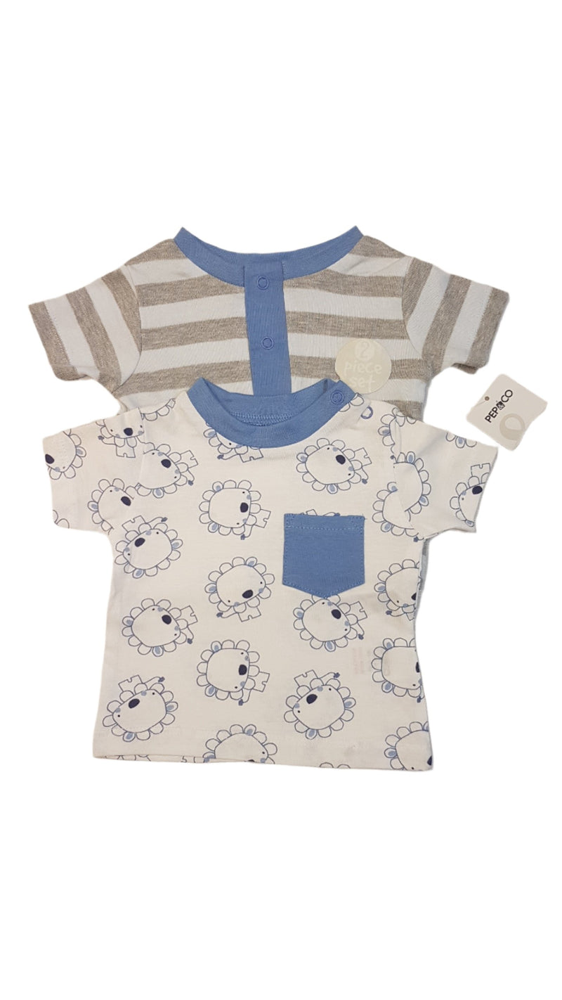 CÍMKÉS PEP&CO KETTŐ DARABOS KISFIÚ POLÓ SZETT