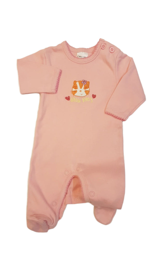 CHEROKEE  HÍMZETT CICA FEJES KISLÁNY RUGI 56 Hover Image