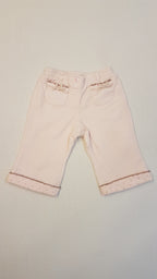 NEXT CSAJOS, RÓZSASZÍN BARNA CÉRNAMINTÁS, KÉTOLDALT ZSEBES, PUHA BÁRSONY NADRÁG, VÉKONY PAMUT BÉLÉSSEL