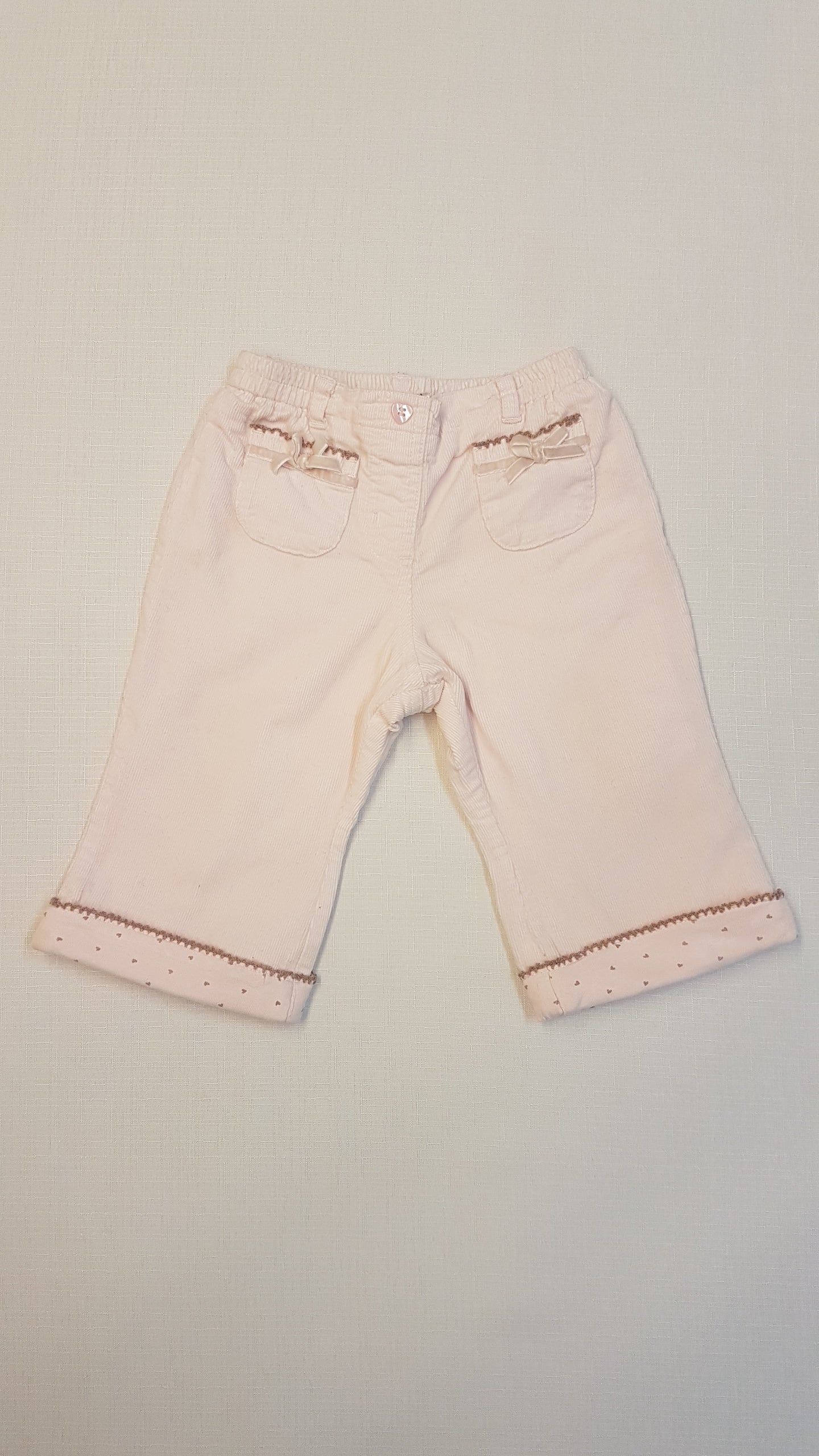 NEXT CSAJOS, RÓZSASZÍN BARNA CÉRNAMINTÁS, KÉTOLDALT ZSEBES, PUHA BÁRSONY NADRÁG, VÉKONY PAMUT BÉLÉSSEL