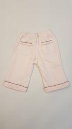 NEXT CSAJOS, RÓZSASZÍN BARNA CÉRNAMINTÁS, KÉTOLDALT ZSEBES, PUHA BÁRSONY NADRÁG, VÉKONY PAMUT BÉLÉSSEL