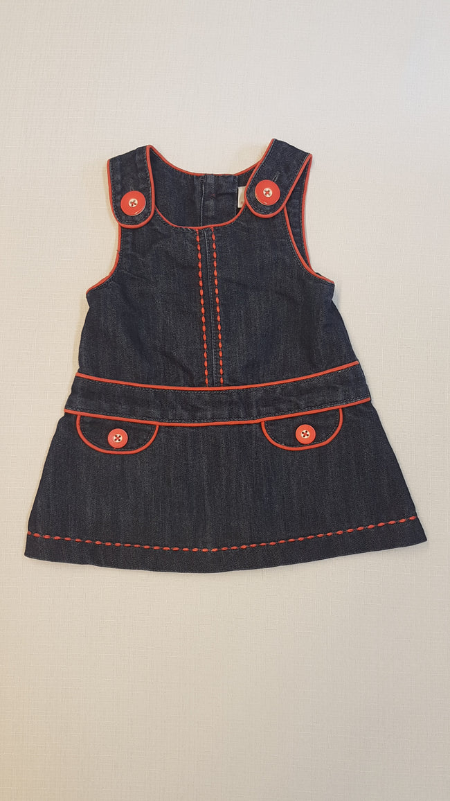 NEXT CSINI KISLÁNY FARMER RUHÁCSKA, PIROS DÍSZÍTÉSSEL Hover Image