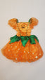 ÚJ TESCO ÉDI BÉDI HALOWEEN TÖKÖCSKÉS CSILLAG MINTÁS BUGGYOS ALJÚ  JELMEZ