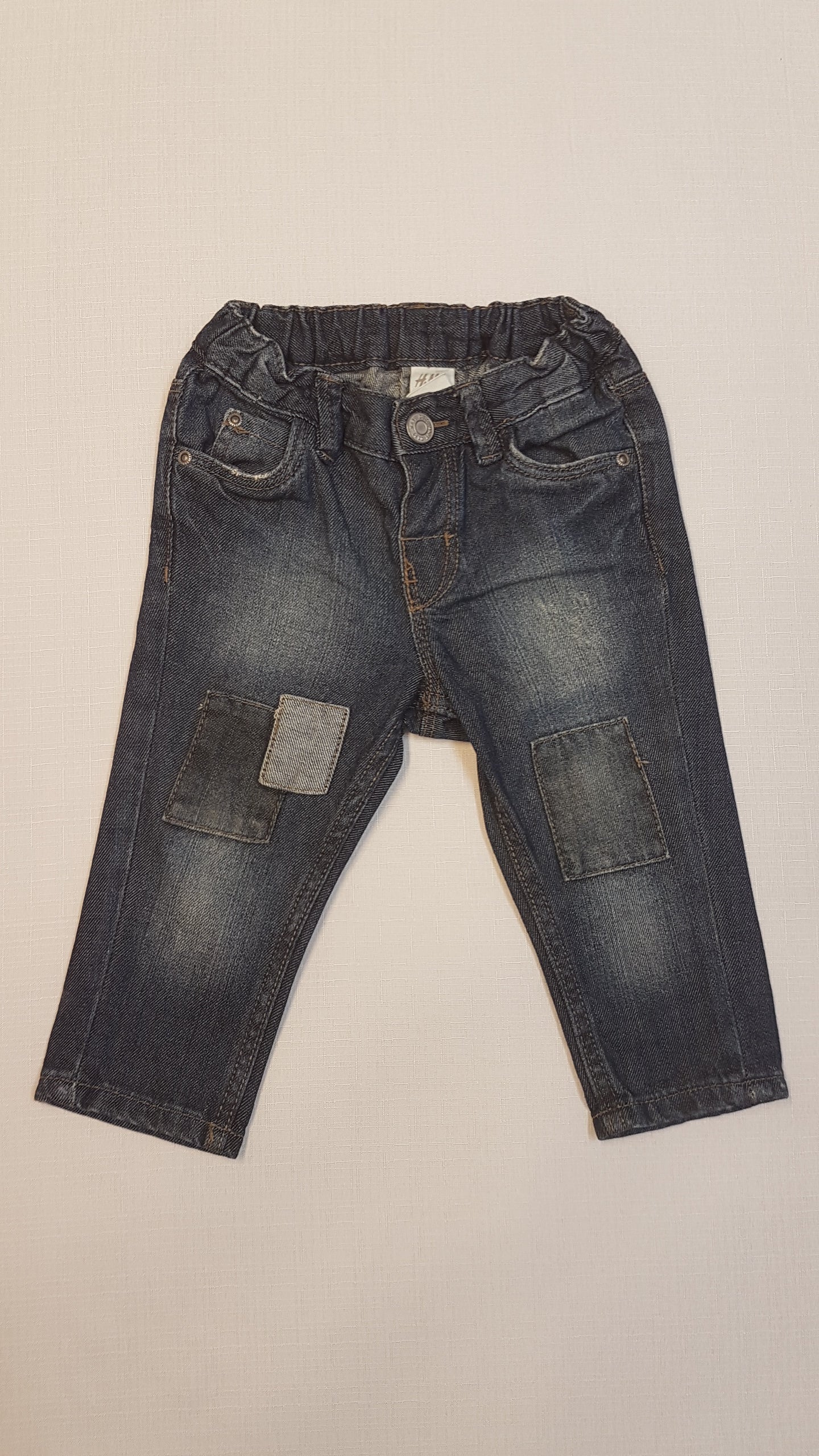 H&M TRENDI, VAGÁNY, KOPTATOTT, KISFIÚ FARMERNADRÁG, ÁLLÍTHATÓ GUMIS DERÉKRÉSSZEL