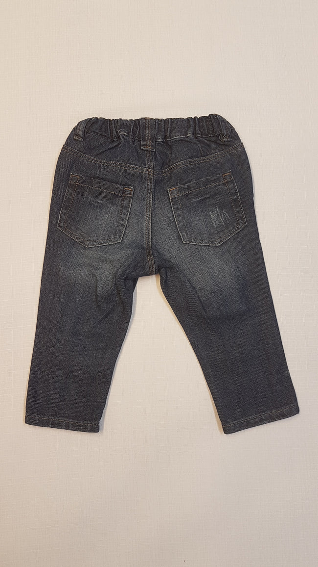 H&M TRENDI, VAGÁNY, KOPTATOTT, KISFIÚ FARMERNADRÁG, ÁLLÍTHATÓ GUMIS DERÉKRÉSSZEL Main Image