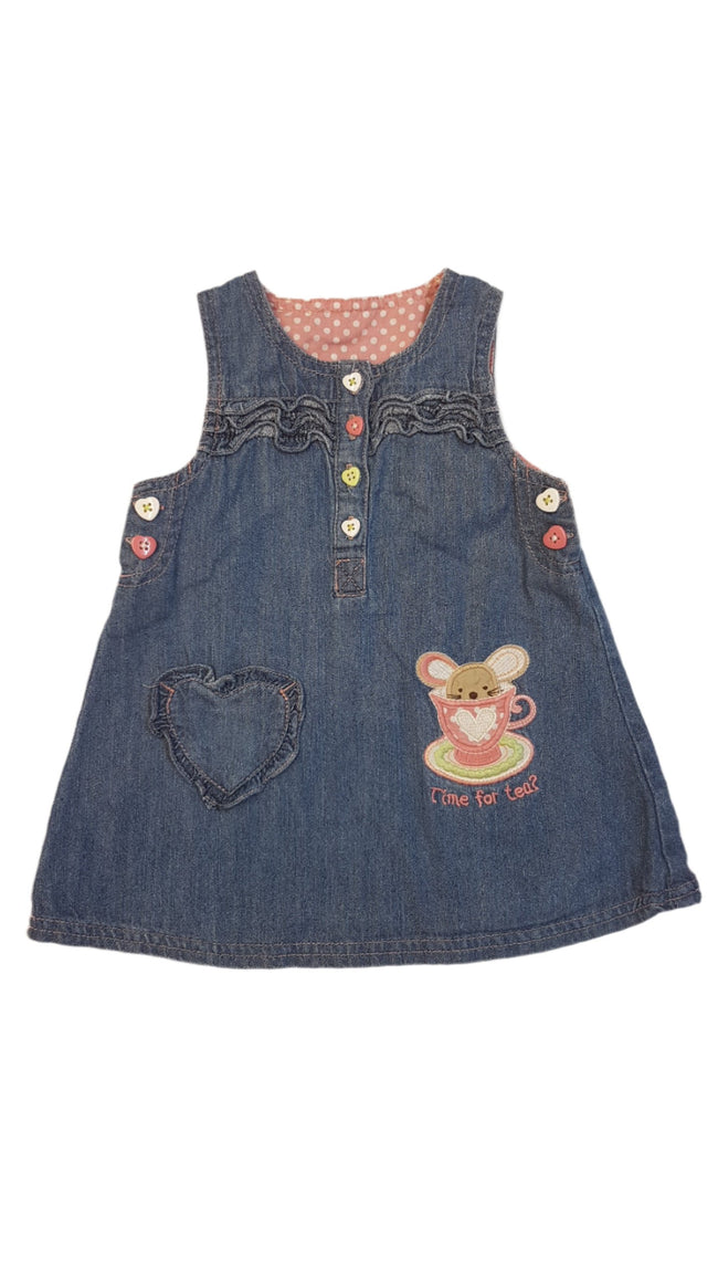 TU CSODASZÉP, HÍMZETT, SZÍVECSKE ZSEBES  FARMER RUHÁCSKA  68-74 Hover Image