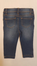 ÚJ DENIM CO SZTRECSI, PUHA KOPTATOTT, BARNA CÉRNAMINTÁS KISLÁNY FARMERNADRÁG