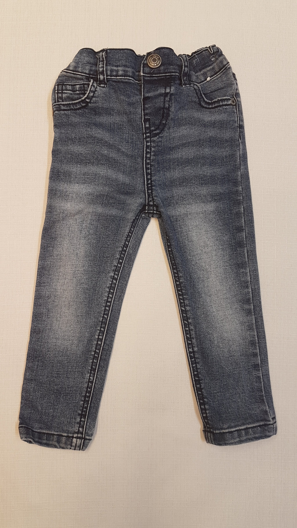 DENIM CO KOPTATOTT, VAGÁNY , SZTRECSI FARMER NADRÁG, ÁLLÍTHATÓ GUMIS DERÉKRÉSSZEL 86