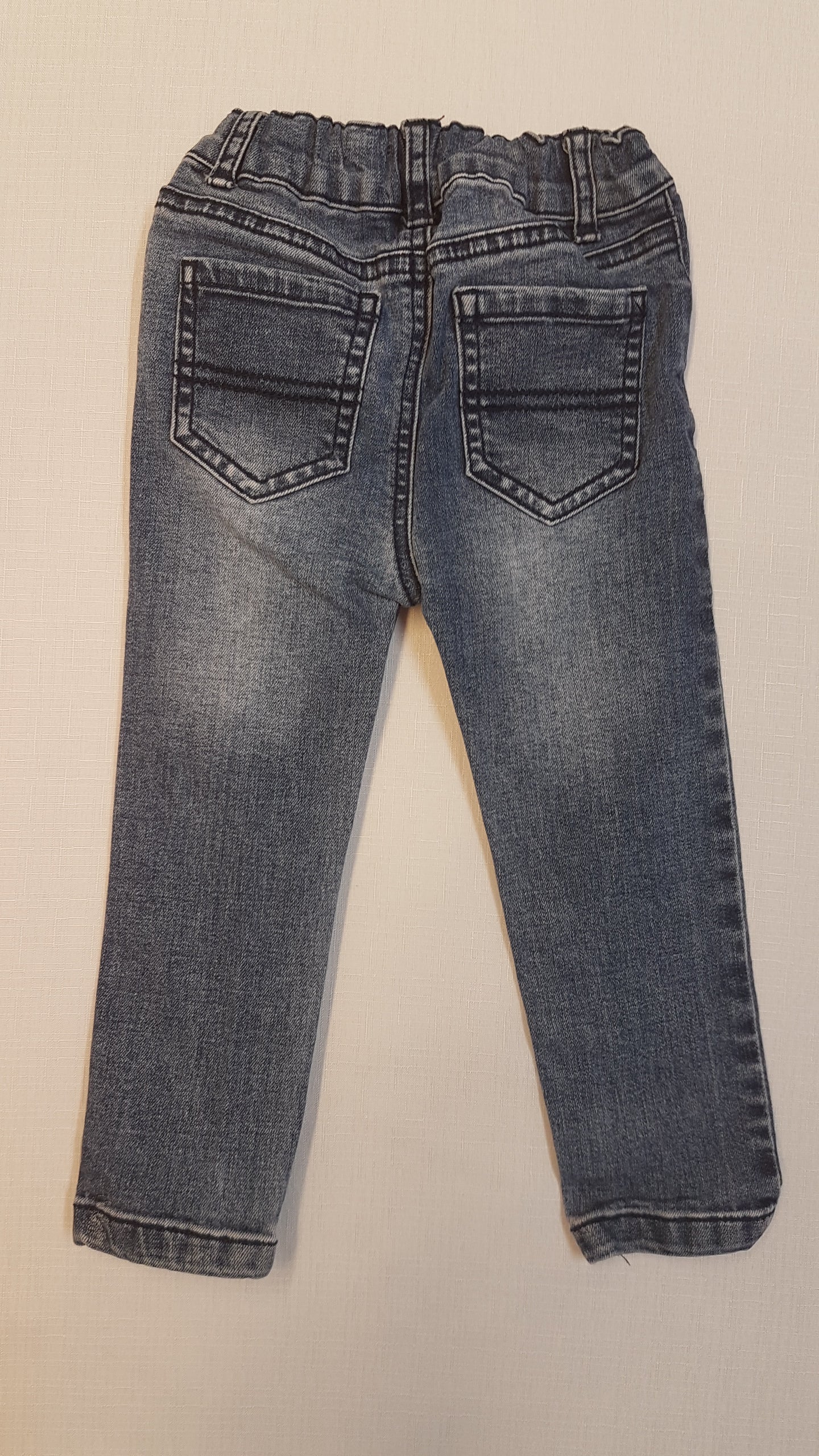 DENIM CO KOPTATOTT, VAGÁNY , SZTRECSI FARMER NADRÁG, ÁLLÍTHATÓ GUMIS DERÉKRÉSSZEL 86