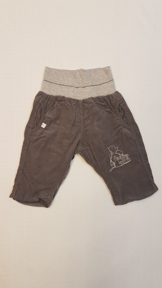 ÚJ MOTHERCARE  DIVATOS  BÁRSONY BÉLELT BABY NADRÁG  GUMIS DERÉK RÉSSZEL 50-56 Hover Image