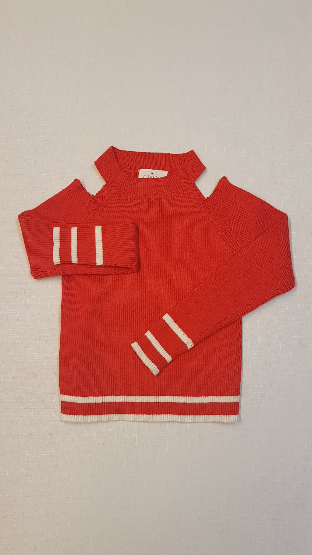 MATALAN  DIVATOS KÖTÖTT CSINI KISLÁNY PULÓVER VÁL RÉSZNÉL KIVÁGOTT134-140