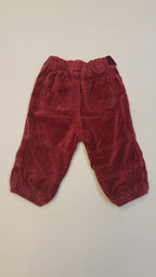 H&M DIVATOS VASTAG BORDÓ KORD BÁRSONY TÉLI KISLÁNY NADRÁG SELYEM ÖVRÉSSZEL