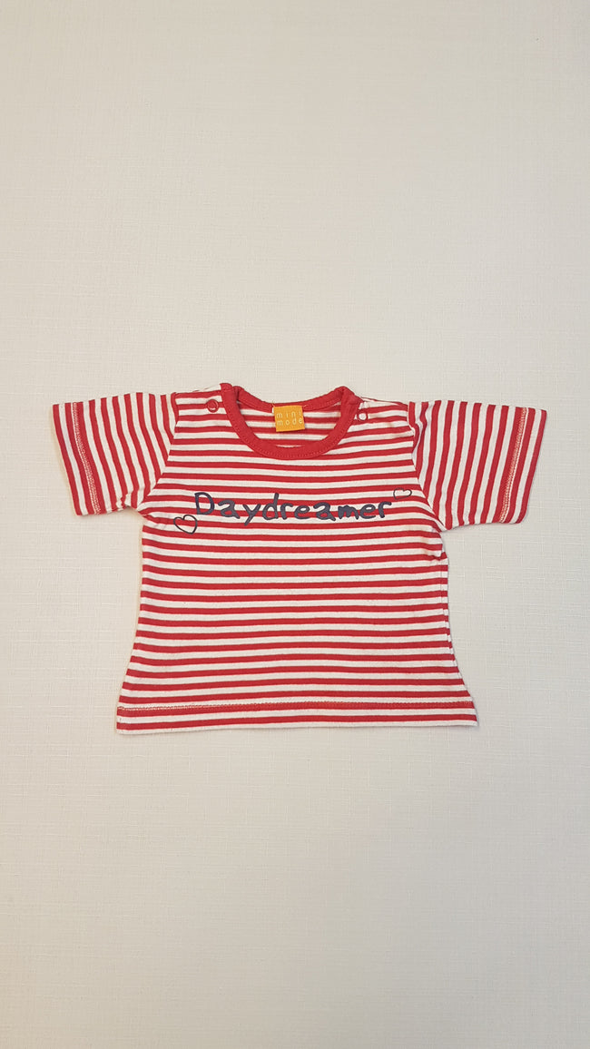 MINI MODE CSÍKOS , FELIRATOS KISLÁNY POLÓ Hover Image