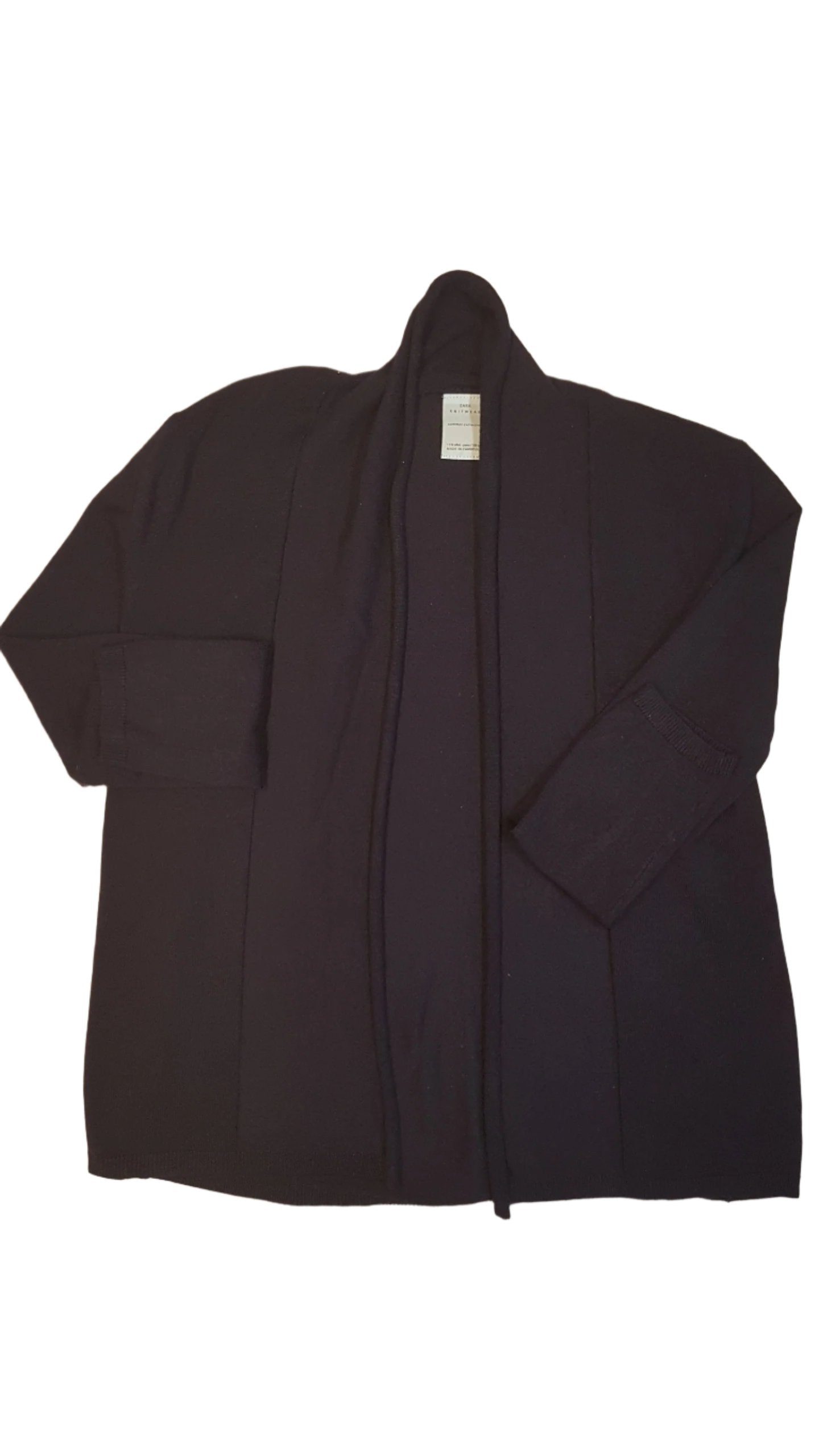 ZARA KNITWEAR SÖTÉTKÉK TRENDI DIVATOS VÉKONY KÖTÉSŰ KISLÁNY KARDIGÁN