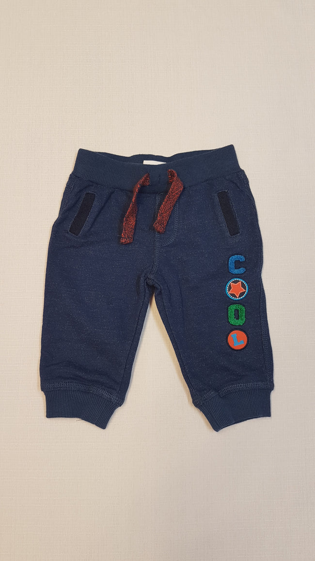F&F BABY  VAGÁNY FELIRATOS KISFIÚ MELEGÍTŐ ALSÓ, PUHA TERMO BÉLÉSSEL Hover Image