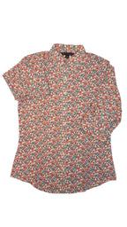 "346" BROOKS BROTHERS SZÍNES APRÓ VIRÁG MINTÁS  KISLÁNY ELEGÁNS ING BLÚZ