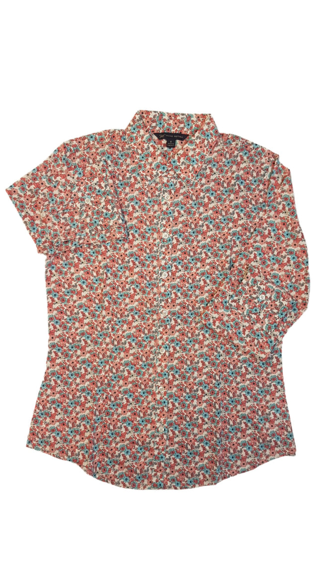 "346" BROOKS BROTHERS SZÍNES APRÓ VIRÁG MINTÁS  KISLÁNY ELEGÁNS ING BLÚZ Main Image