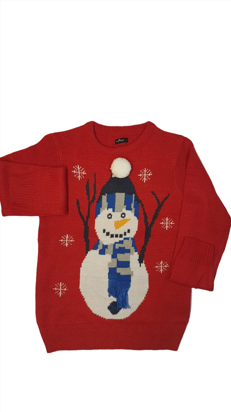 ÚJ INFLUX KARÁCSONYI,TRENDI,HÓEMBERES VASTAG PULÓVER 164